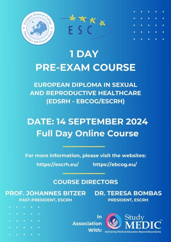 1 DAY PRE EXAM COURSE EDSRH - EBCOG/ESCRH