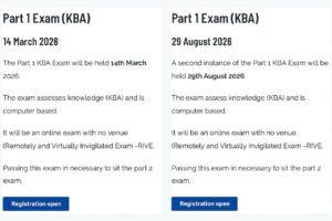 EFOG-EBCOG 2026 Key Exam Dates